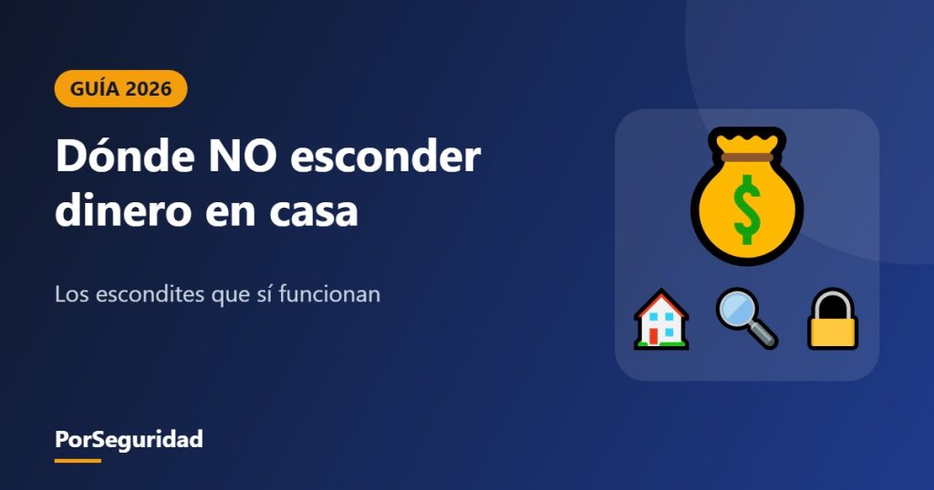 Dónde no esconder dinero y joyas en casa