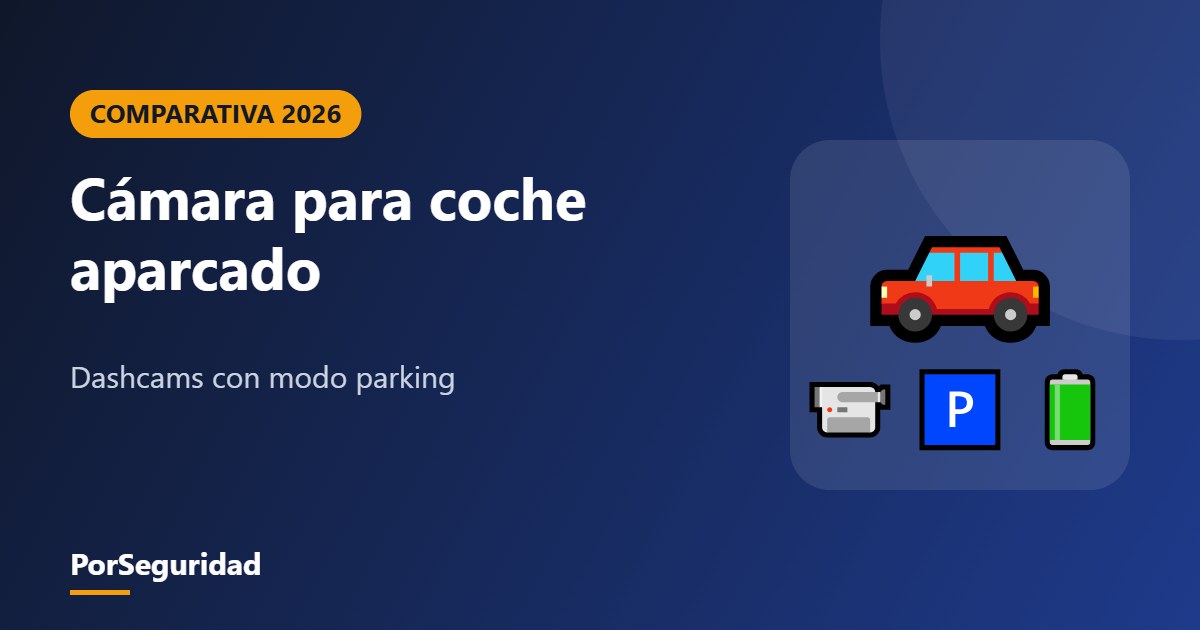 Comparativa de cámaras con modo parking para coche aparcado